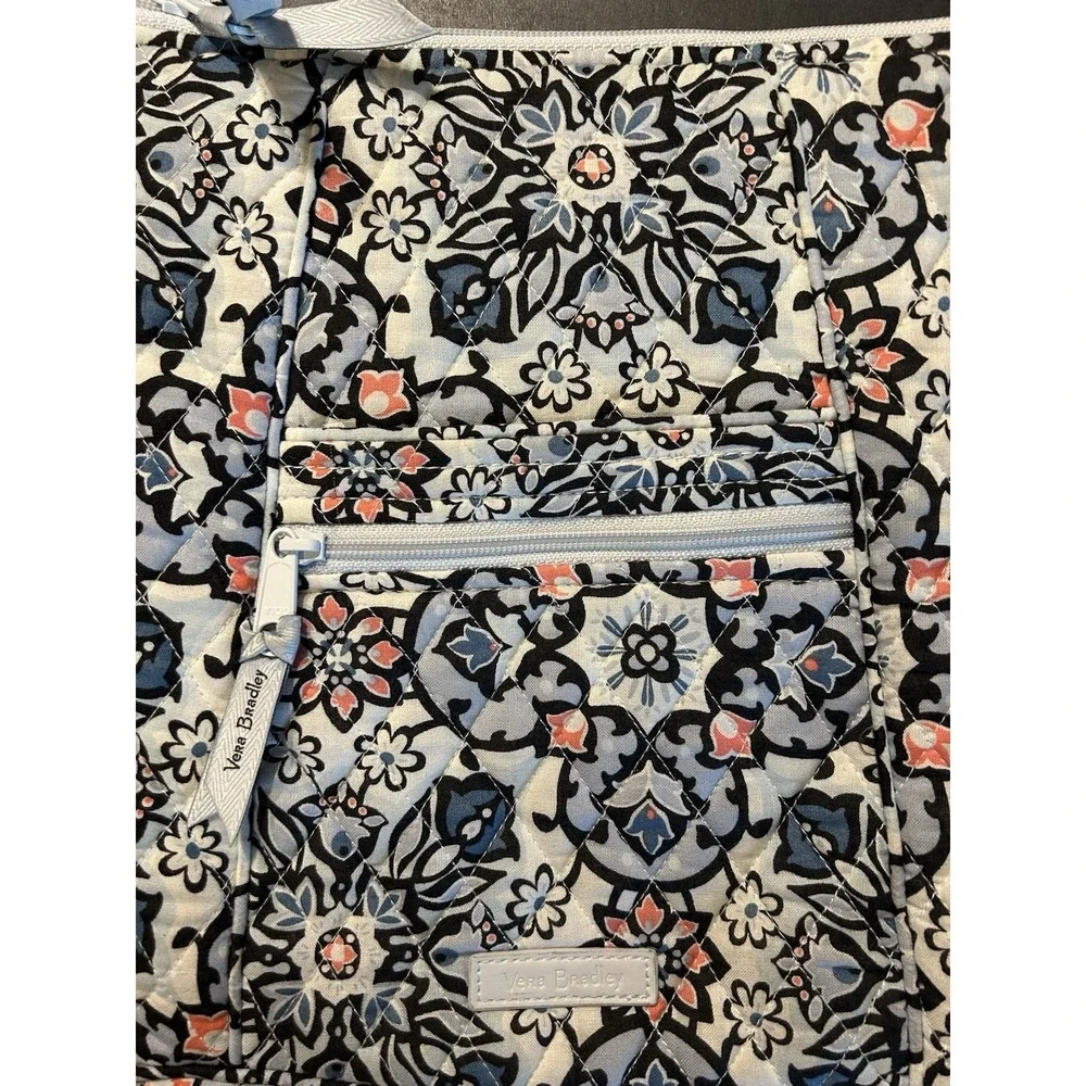 Vera Bradley Hipster Crossbody Bag Lisbon Medallion Fabric Floral Purse